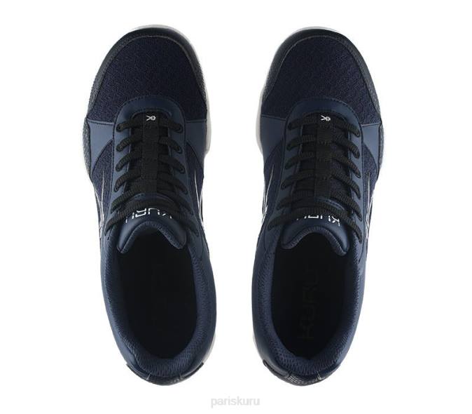 bleu nuit/blanc/noir de jais chaussures Kuru 68LZ172 large quantique Hommes – Image 8