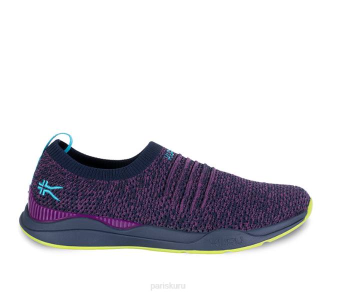 bleu_nuit_raisin_electrique_chaussures_kuru_68lz68_foulee_femmes.jpg bleu nuit/raisin électrique chaussures Kuru 68LZ68 foulée femmes – Image 1