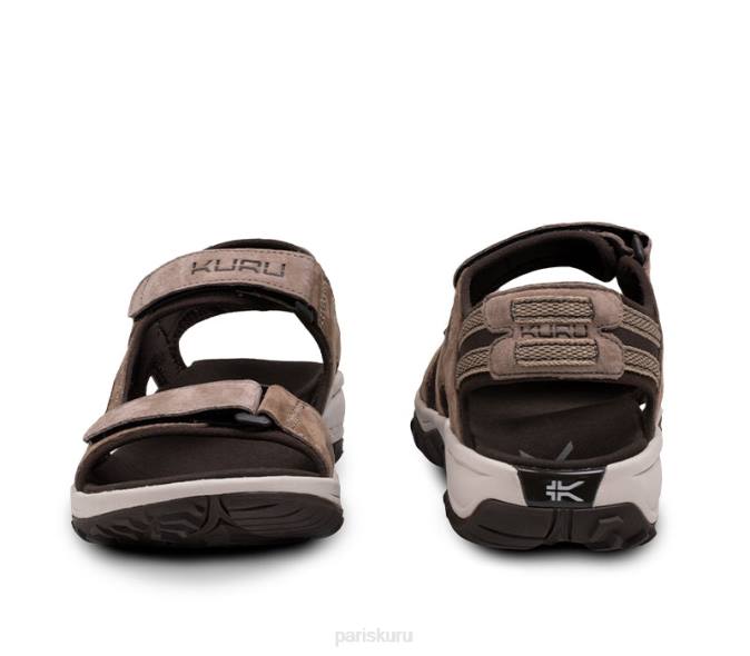 brun cèdre/crème vanille/kaki pâle chaussures Kuru 68LZ101 bande de roulement femmes – Image 4