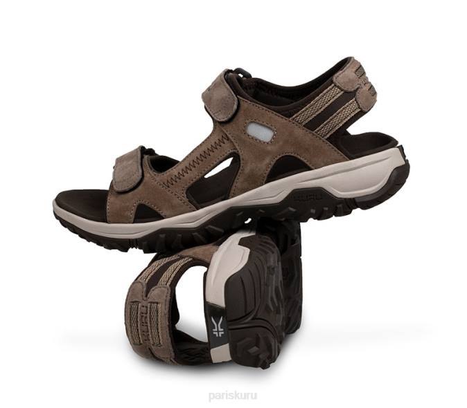 brun cèdre/crème vanille/kaki pâle chaussures Kuru 68LZ101 bande de roulement femmes – Image 6