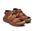 brun cognac chaussures Kuru 68LZ99 muse de la coda femmes – Image 2