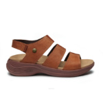 brun cognac chaussures Kuru 68LZ99 muse de la coda femmes
