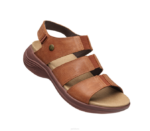 brun cognac chaussures Kuru 68LZ99 muse de la coda femmes – Image 3