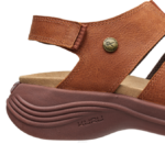 brun cognac chaussures Kuru 68LZ99 muse de la coda femmes – Image 9