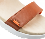 brun noyer/orange sanguine chaussures Kuru 68LZ111 glisser femmes – Image 8