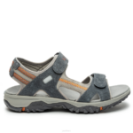 gris ardoise/orange brûlé chaussures Kuru 68LZ200 bande de roulement Hommes
