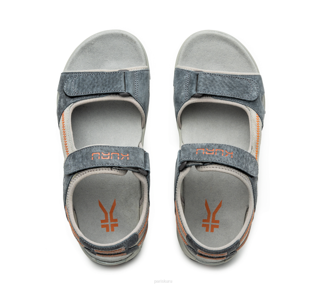 gris ardoise/orange brûlé chaussures Kuru 68LZ200 bande de roulement Hommes – Image 5