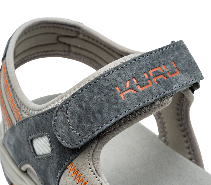gris ardoise/orange brûlé chaussures Kuru 68LZ200 bande de roulement Hommes – Image 8