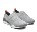 gris chiné/blanc/rose pêche chaussures Kuru 68LZ70 foulée femmes – Image 2