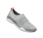 gris chiné/blanc/rose pêche chaussures Kuru 68LZ91 pas large femmes – Image 3