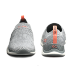 gris chiné/blanc/rose pêche chaussures Kuru 68LZ91 pas large femmes – Image 4