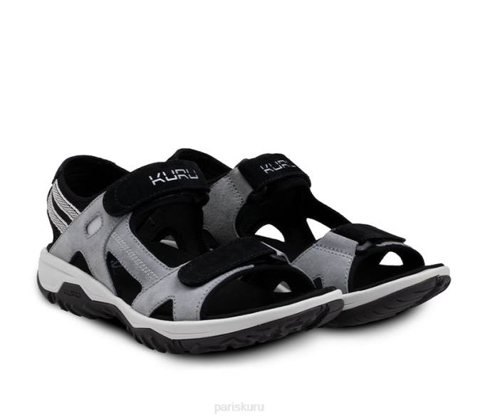 gris fossile/bleu ciel/noir de jais chaussures Kuru 68LZ125 bande de roulement femmes – Image 2
