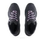 gris fumé/noir de jais/violet chaussures Kuru 68LZ51 chicane large femmes – Image 5