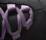 gris fumé/noir de jais/violet chaussures Kuru 68LZ51 chicane large femmes – Image 7