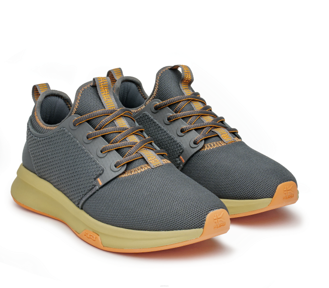 gris fumé/orange pâle chaussures Kuru 68LZ61 large de l'atome femmes – Image 2