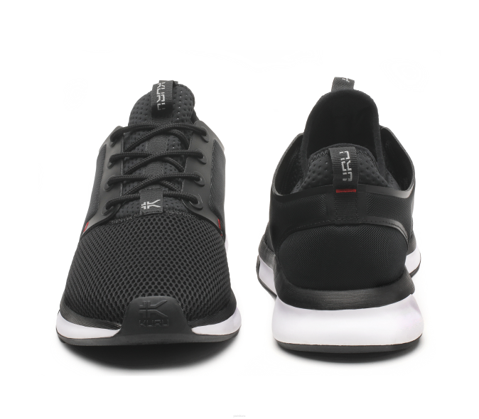 noir de jais/blanc/rouge feu chaussures Kuru 68LZ157 atome Hommes – Image 4