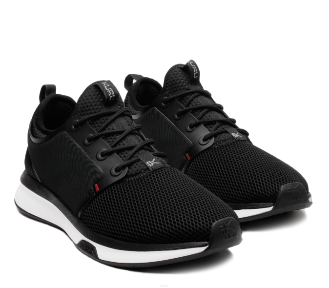 noir de jais/blanc/rouge feu chaussures Kuru 68LZ166 large de l'atome Hommes – Image 2
