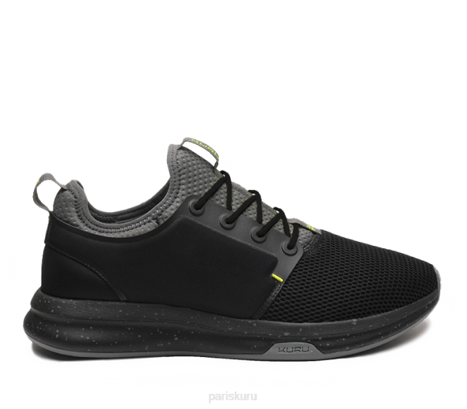 noir de jais/citron chaussures Kuru 68LZ171 large de l'atome Hommes – Image 1