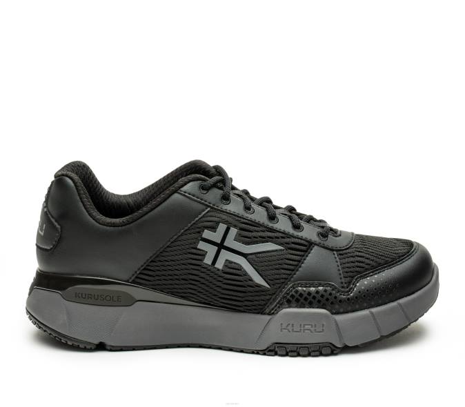noir_de_jais_gris_ardoise_chaussures_kuru_68lz160_quantum_hommes.jpg noir de jais/gris ardoise chaussures Kuru 68LZ160 quantum Hommes – Image 1