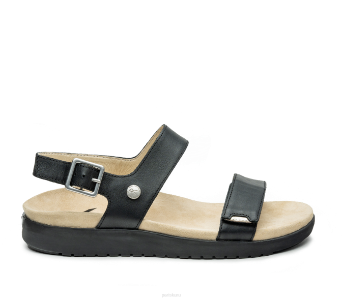 noir_de_jais_sable_chaussures_kuru_68lz114_glisser_femmes.png noir de jais/sable chaussures Kuru 68LZ114 glisser femmes – Image 1