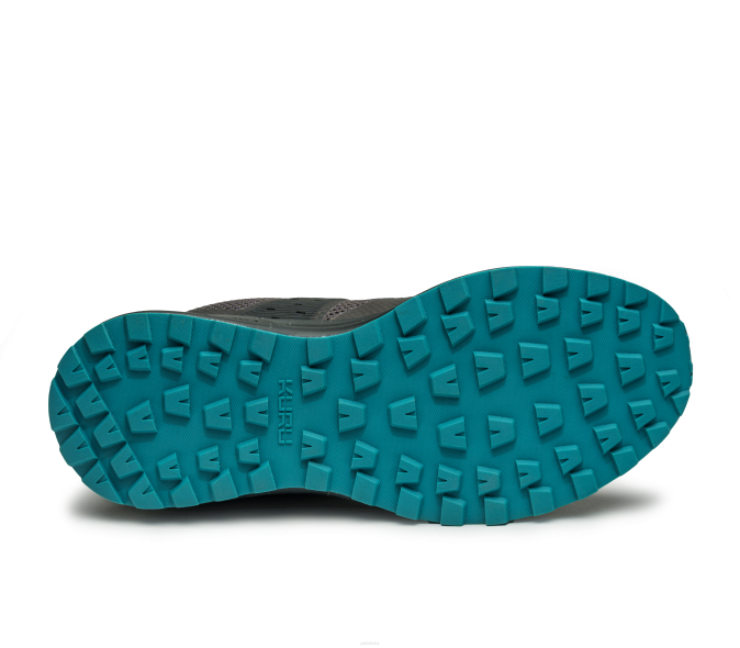 noir de jais/sarcelle foncé chaussures Kuru 68LZ5 piste d'atome femmes – Image 8
