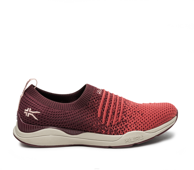 prune_rose_chaussures_kuru_68lz81_foulee_femmes.png prune/rose chaussures Kuru 68LZ81 foulée femmes – Image 1