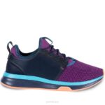 raisin électrique/bleu nuit chaussures Kuru 68LZ41 large de l'atome femmes