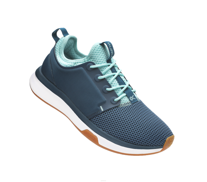 raz de marée/blanc/bleu oasis chaussures Kuru 68LZ12 atome femmes – Image 3