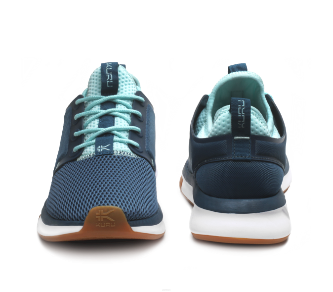 raz de marée/blanc/bleu oasis chaussures Kuru 68LZ12 atome femmes – Image 4
