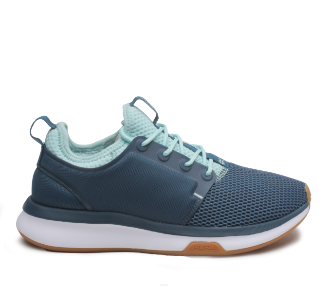 raz de marée/blanc/bleu oasis chaussures Kuru 68LZ12 atome femmes – Image 1