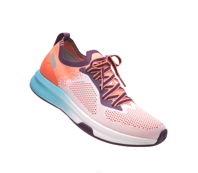 sorbet orange/bleu calypso chaussures Kuru 68LZ10 flux femmes – Image 3
