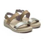 taupe/métallisé chaussures Kuru 68LZ116 glisser femmes – Image 2