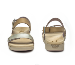 taupe/métallisé chaussures Kuru 68LZ116 glisser femmes – Image 4