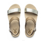 taupe/métallisé chaussures Kuru 68LZ116 glisser femmes – Image 5