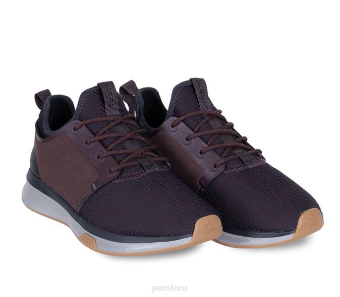 violet vin/gris orage/ombre noire chaussures Kuru 68LZ43 large de l'atome femmes – Image 2