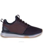 violet vin/gris orage/ombre noire chaussures Kuru 68LZ43 large de l'atome femmes